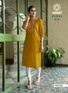 Zulfi  Vol 1 By Passion Tree Vetican Plain Embroidery Kurtis Suppliers In India
